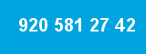 920 581 27 42